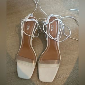 Zara strappy heels